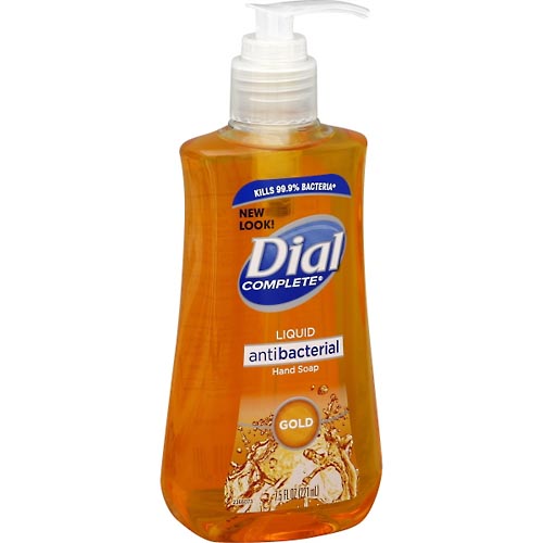 Image for Dial Hand Soap, Antibacterial, Gold, Liquid,7.5oz from Harmon's Drug Store