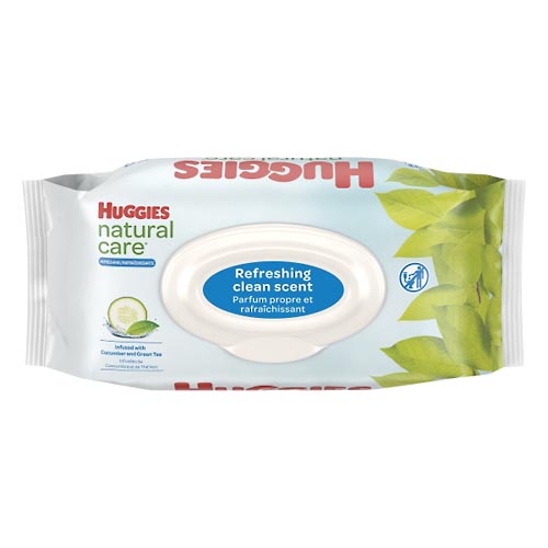 Image for Huggies Wipes, Refreshing Clean Scent,56ea from Harmon's Drug Store