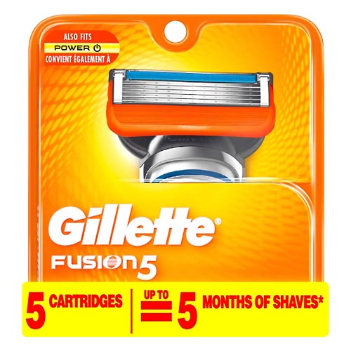 Image for Gillette Cartridges,5ea from Harmon's Drug Store
