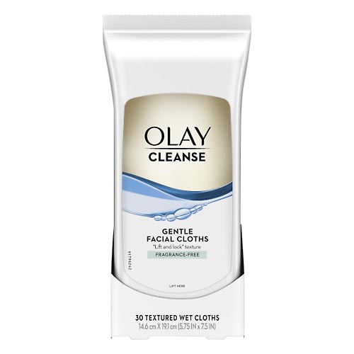 Image for Olay Facial Cloths, Gentle, Fragrance-Free,30ea from Harmon's Drug Store