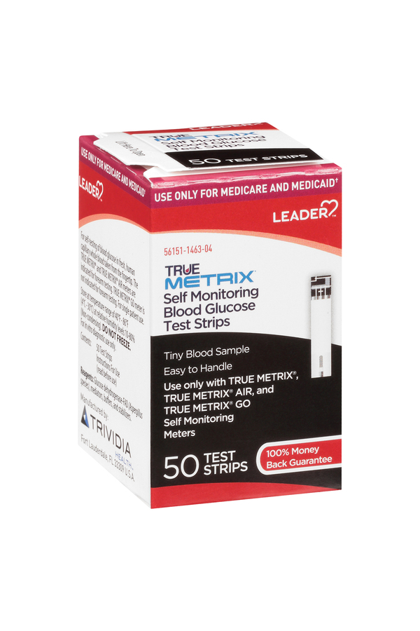 Image for Leader Blood Glucose Test Strips, Self Monitoring,50ea from Harmon's Drug Store