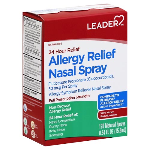 Image for Leader Nasal Spray, Allergy Relief,0.54oz from Harmon's Drug Store