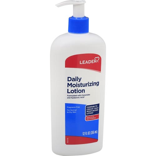Image for Leader Lotion, Daily Moisturizing, Fragrance-Free,12oz from Harmon's Drug Store