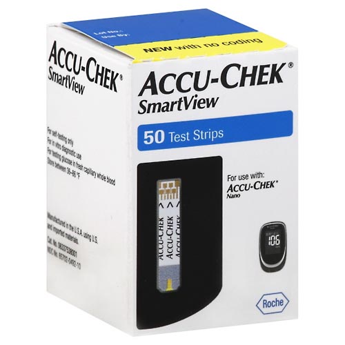 Image for Accu Chek Test Strips,50ea from Harmon's Drug Store