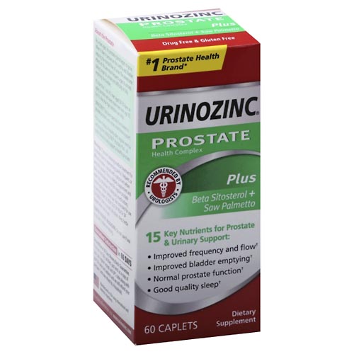 Image for Urinozinc Prostate Health Complex, Plus,60ea from Harmon's Drug Store